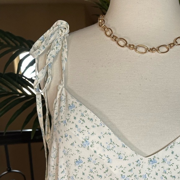 Bohemian Casual Spaghetti Straps Cami Midi Dress - Picture 7 of 9